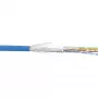 Καλώδιο Patch InLine SF/UTP Cat.5e AWG26 CCA PVC μπλε 100m