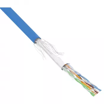 Καλώδιο Patch InLine SF/UTP Cat.5e AWG26 CCA PVC μπλε 100m