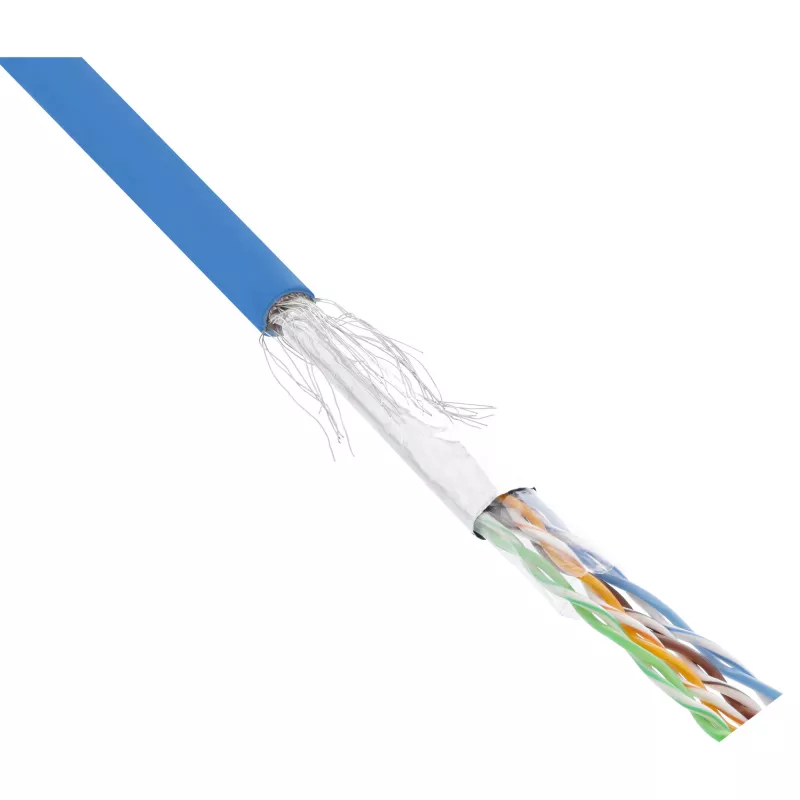 Καλώδιο Patch InLine SF/UTP Cat.5e AWG26 CCA PVC μπλε 100m