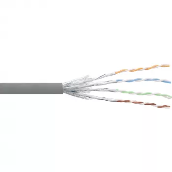 Καλώδιο Patch InLine S/FTP PiMF Cat.6 γκρι AWG27 PVC CU 100m