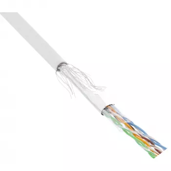 Καλώδιο Patch InLine SF/UTP Cat.5e AWG26 CCA PVC λευκό 100 m