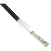 Καλώδιο Patch InLine SF/UTP Cat.5e AWG26 CCA PVC μαύρο 100m