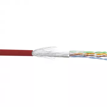 Καλώδιο Patch InLine SF/UTP Cat.5e AWG26 CCA PVC κόκκινο 100 m