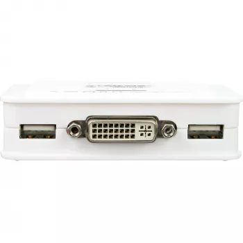 Διακόπτης KVM InLine 2 θυρών DVI-D USB με ήχο
