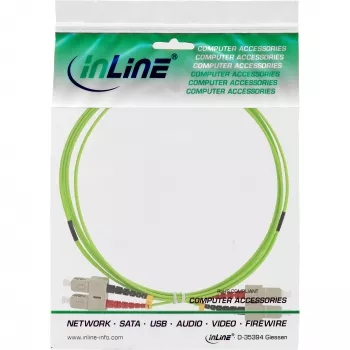 Καλώδιο οπτικών ινών Duplex InLine SC/SC 50/125µm OM5 5m