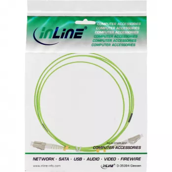 Καλώδιο οπτικών ινών Duplex InLine LC/LC 50/125µm OM5 20m