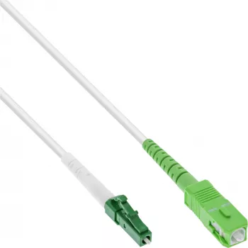 Καλώδιο οπτικών ινών simplex InLine, FTTH, LC/APC8° σε SC/APC8° 9/125µm OS2 25m