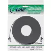 Επίπεδο καλώδιο patch InLine, U/FTP, Cat.6A, TPE χωρίς αλογόνα, μαύρο, 15m