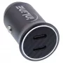Φορτιστής αυτοκινήτου USB InLine Power Delivery, 2x USB-C, μαύρο