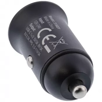 Φορτιστής αυτοκινήτου USB InLine Power Delivery, 2x USB-C, μαύρο