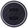 Φορτιστής αυτοκινήτου USB InLine Power Delivery, 2x USB-C, μαύρο