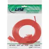 InLine Επίπεδο Ultraslim καλώδιο patch U/UTP Cat.6 Gigabit κόκκινο 3m