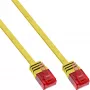 InLine Επίπεδο Ultraslim καλώδιο patch U/UTP Cat.6 Gigabit κίτρινο 7 m