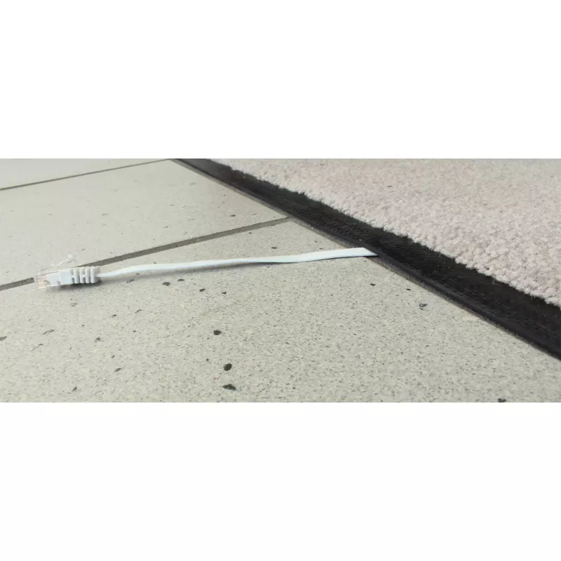 InLine Επίπεδο Ultraflach καλώδιο patch U/UTP Cat.6 Gigabit μαύρο 15 m