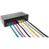 InLine Επίπεδο Ultraflach καλώδιο patch U/UTP Cat.6 Gigabit λευκό 0,5 m