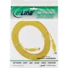 InLine Επίπεδο Ultraflach καλώδιο patch U/UTP Cat.6 Gigabit κίτρινο 1 m