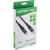 InLine Καλώδιο USB-C σε Lightning, για iPad, iPhone, iPod, μαύρο/αλουμίνιο, 2 m MFi