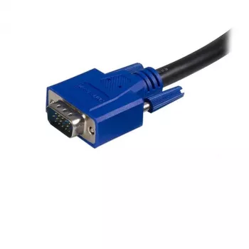 StarTech.com 6 ft 2-in-1 καλώδιο USB KVM, 1,8 m, VGA, μαύρο, USB, USB A + VGA, USB B + VGA