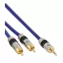 InLine καλώδιο ήχου Premium 2x βύσμα RCA / βύσμα 3,5mm επιχρυσωμένο 7m