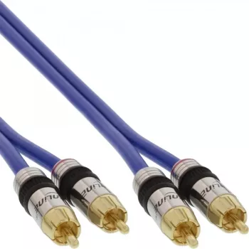 InLine Premium καλώδιο ήχου RCA 2x βύσμα RCA/βύσμα επιχρυσωμένο 25 m
