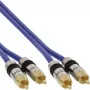 InLine Premium καλώδιο ήχου RCA 2x βύσμα RCA/βύσμα επιχρυσωμένο 25 m