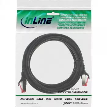 InLine καλώδιο patch S/FTP PiMF Cat.6 250MHz PVC χαλκός μαύρο 25m