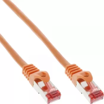 InLine καλώδιο patch S/FTP PiMF Cat.6 250MHz PVC χαλκός πορτοκαλί 25m