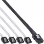 InLine καλώδιο SAS Mini SAS SFF8087 σε 4x SATA απευθείας OCR 1m