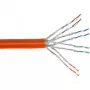 InLine καλώδιο εγκατάστασης duplex S/FTP PiMF Cat.7a AWG23 1200MHz, LSOH, 50m