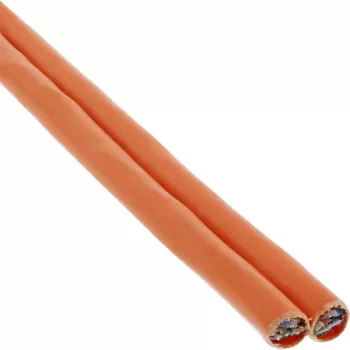 InLine καλώδιο εγκατάστασης duplex S/FTP PiMF Cat.7a AWG23 1200MHz, LSOH, 50m