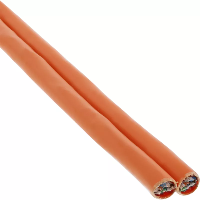 InLine καλώδιο εγκατάστασης duplex S/FTP PiMF Cat.7a AWG23 1200MHz, LSOH, 300m
