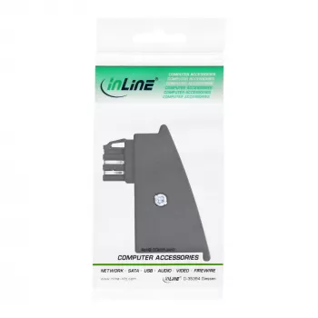 Προσαρμογέας InLine TAE-F βύσμα σε υποδοχή RJ45 8P2C για Fritzbox, μαύρο