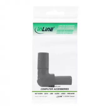 InLine τροφοδοτικός αντάπτορας IEC 60320 C8 / C7, γωνιακός προς τα πάνω/κάτω 2-πολικός