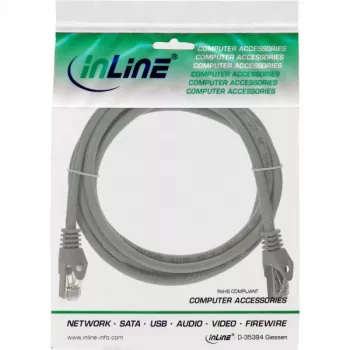 InLine καλώδιο δικτύου F/UTP Cat.5e γκρι 1,5m