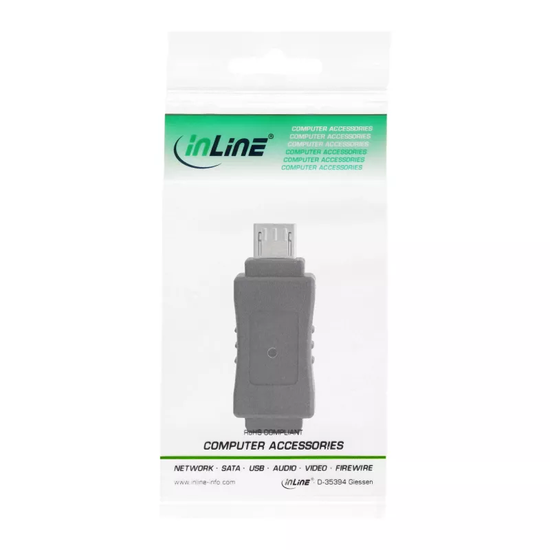 InLine αντάπτορας Micro-USB Micro-B αρσενικό / Mini-USB 5 Pin θηλυκό