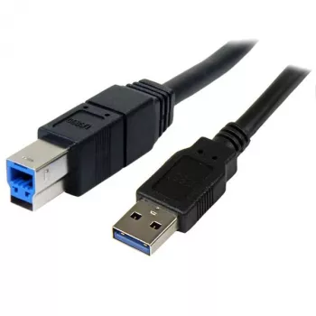 StarTech.com 3m μαύρο καλώδιο SuperSpeed USB 3.0 A σε B - M/M