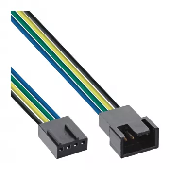 InLine προέκταση καλωδίου ανεμιστήρα 4pin Molex αρσενικό/θηλυκό 0,30m