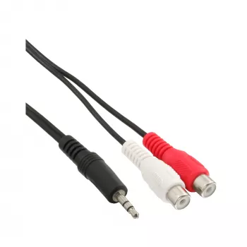 Καλώδιο ήχου 2x Cinch θηλυκό InLine 89941 3,5 mm στερεοφωνικό αρσενικό 2 m