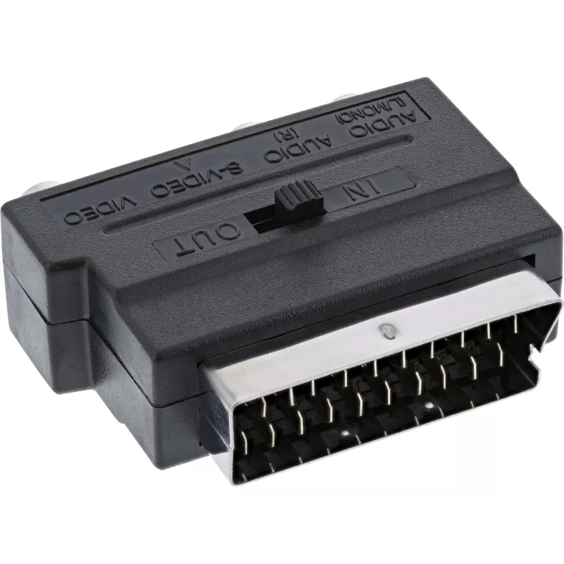 InLine Προσαρμογέας Scart Scart αρσενικό / 3x RCA και S-VHS Video είσοδος/έξοδος