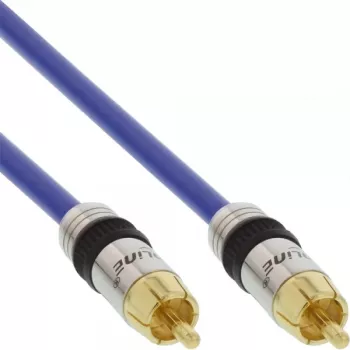 InLine Καλώδιο βίντεο & ψηφιακού ήχου RCA Premium αρσενικό / αρσενικό επιχρυσωμένο 15m