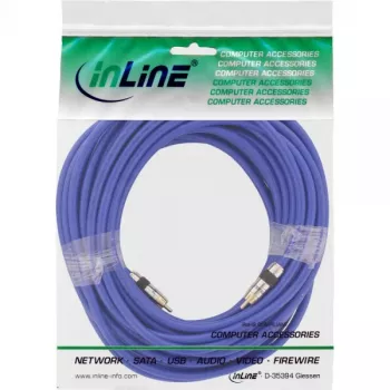 InLine Καλώδιο βίντεο & ψηφιακού ήχου RCA Premium αρσενικό / αρσενικό επιχρυσωμένο 15m