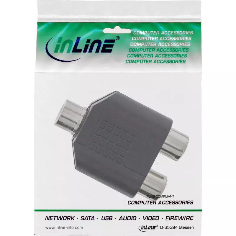 InLine Προσαρμογέας ήχου αρσενικό 3,5mm / 1x υποδοχή Cinch mono