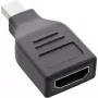 InLine Μετατροπέας DisplayPort, αρσενικό mini DisplayPort / υποδοχή HDMI, FullHD/60Hz