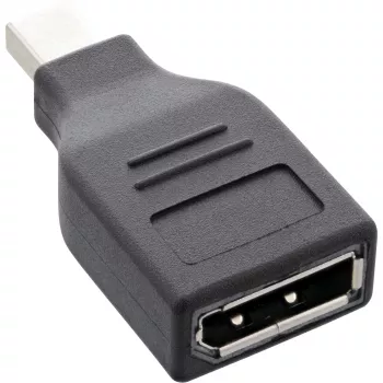 InLine Προσαρμογέας DisplayPort, αρσενικό Mini DisplayPort / υποδοχή DisplayPort, 4K/60Hz