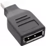 InLine Προσαρμογέας DisplayPort, αρσενικό Mini DisplayPort / υποδοχή DisplayPort, 4K/60Hz
