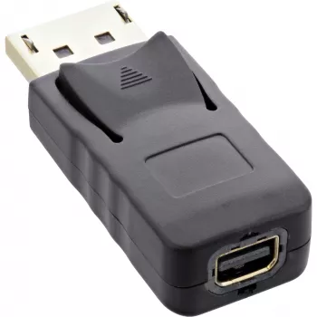 InLine Προσαρμογέας DisplayPort, αρσενικό DisplayPort / θηλυκό Mini DisplayPort, 4K/60Hz