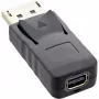 InLine Προσαρμογέας DisplayPort, αρσενικό DisplayPort / θηλυκό Mini DisplayPort, 4K/60Hz