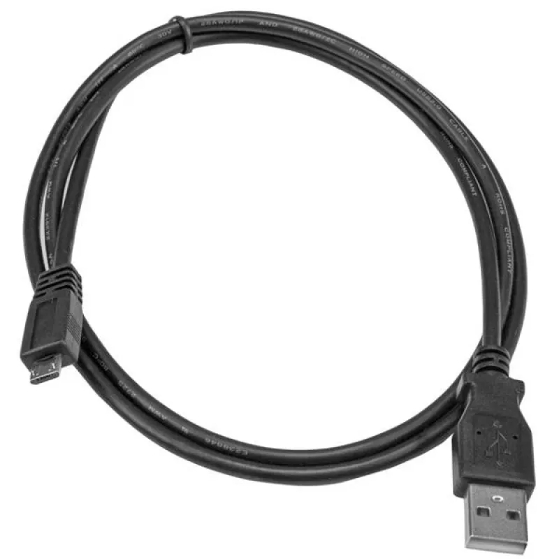 StarTech.com Καλώδιο Micro-USB 2m – A σε Micro B, 2 m, USB A, Micro-USB B, USB 2.0, αρσενικό/αρσενικό, μαύρο