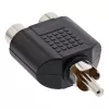 InLine Προσαρμογέας ήχου αρσενικό Cinch / 2x υποδοχή Cinch 99310