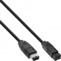 Καλώδιο FireWire 400 σε 800 InLine 36901 1m αρσενικό/αρσενικό μαύρο